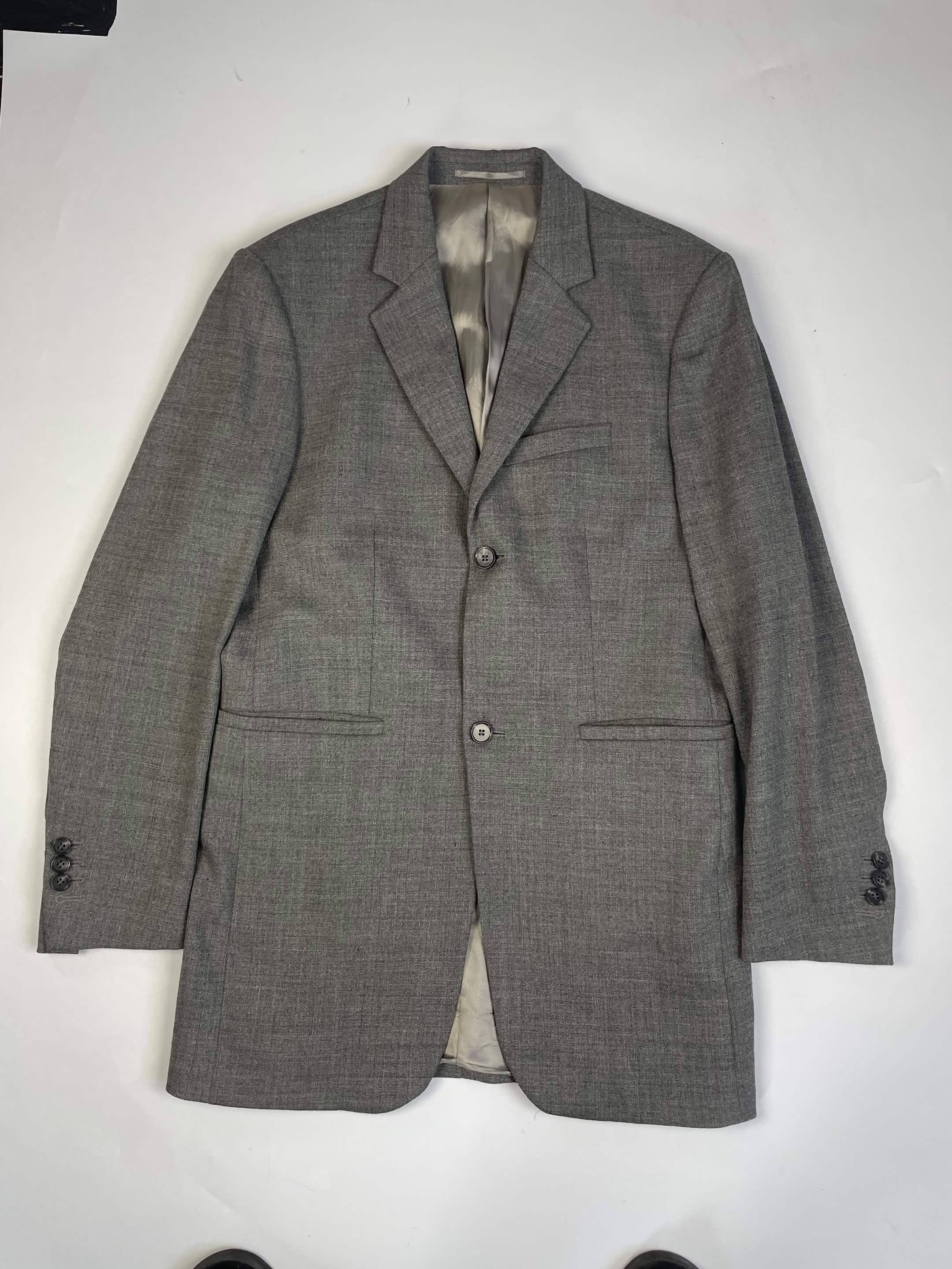COS Italian Wool Blend Blazer/Coat | Charcoal Grey | Tailored Fit EUR 46