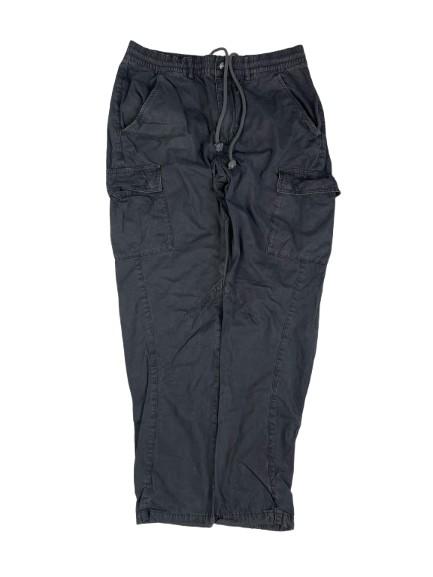 Kith Black Cargo Trousers Size M Washed Grey Cotton Track Pants Utility Streetwear Gorpcore