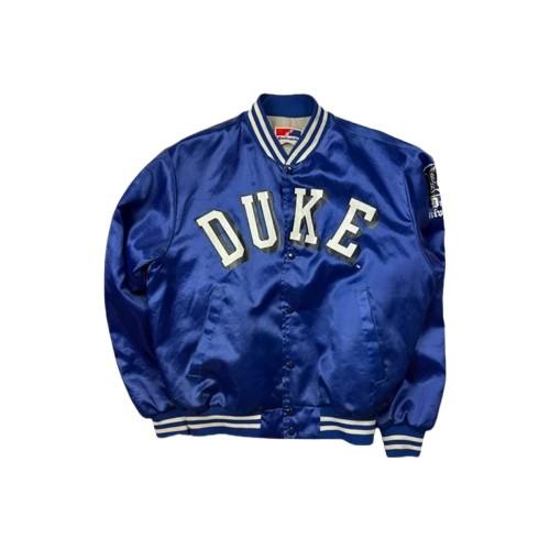 vintage duke university hacker satin bomber swingster uda y2k college 90s